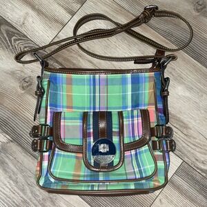 Vintage Chaps Purse Buffalo Plaid 90s 2000 Y2K Crossbody‎